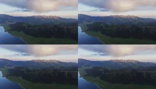 新疆伊犁赛里木湖高清在线视频素材下载