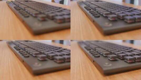 电竞机械键盘 罗技G913无线RGB机械游戏键盘高清在线视频素材下载
