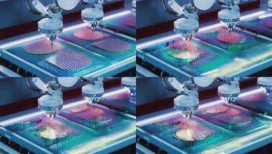 芯片制造半导体科技工业高科技高清在线视频素材下载
