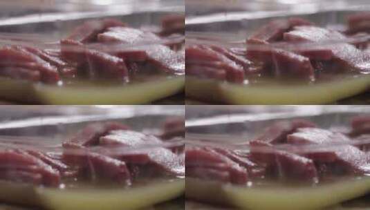 腌制牛肉1高清在线视频素材下载