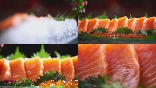 农业美食高清视频素材三文鱼视频素材高清在线视频素材下载