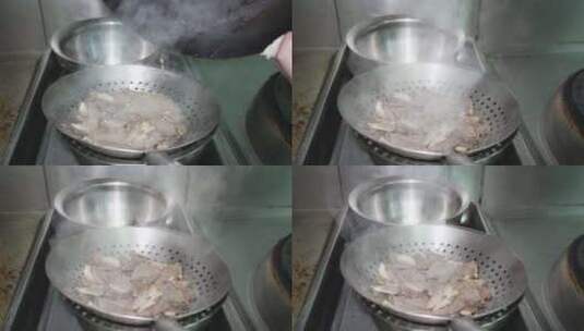 厨房制作中式菜品食物高清在线视频素材下载