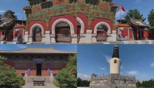 寺庙寺院古建筑素材高清在线视频素材下载
