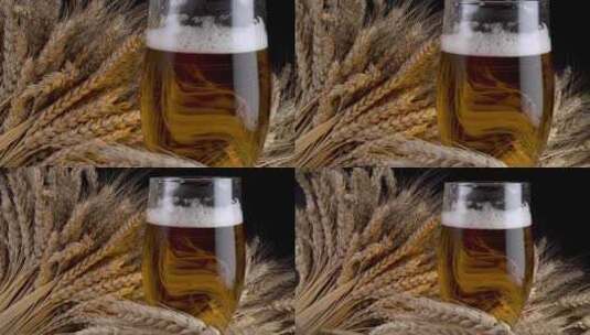 精酿啤酒 小麦酒水高清在线视频素材下载