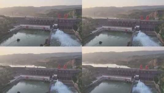 三门峡黄河大坝高清在线视频素材下载