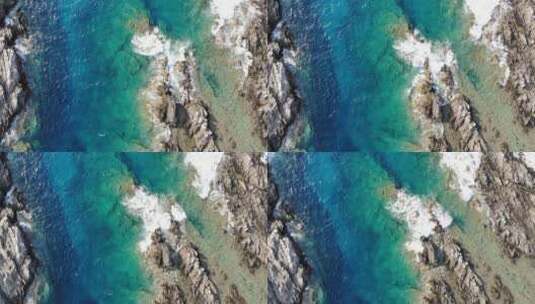 无人机拍摄海洋风光高清在线视频素材下载
