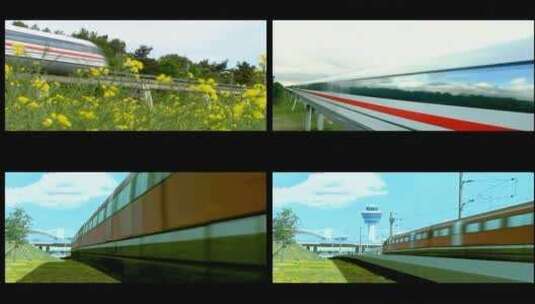火车7(一组)高清在线视频素材下载