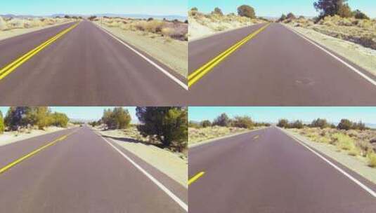 沙漠公路景观 高清在线视频素材下载