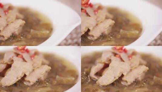 下饭菜酸菜牛肉 (8)高清在线视频素材下载
