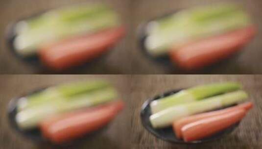 胡萝卜片切片高清在线视频素材下载