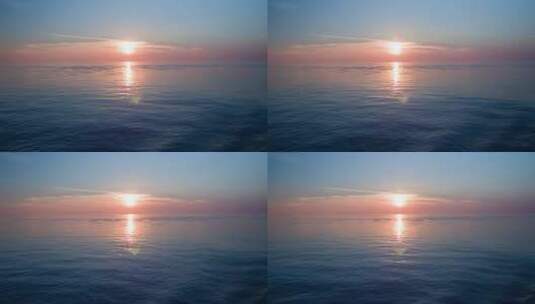 海面上的日出高清在线视频素材下载