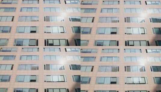 航拍杭州滨江现代办公大楼高清在线视频素材下载
