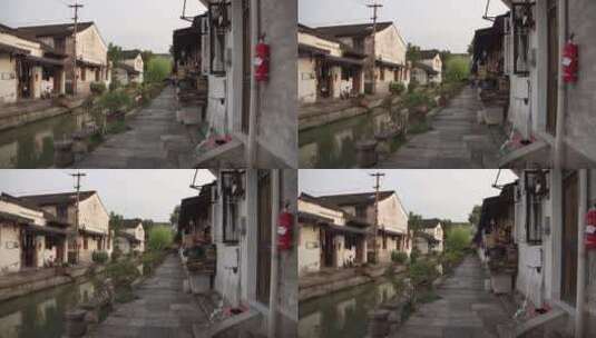绍兴八字桥江南水乡4K实拍视频高清在线视频素材下载