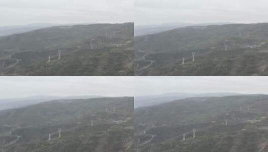 山川树林航拍风景高清在线视频素材下载