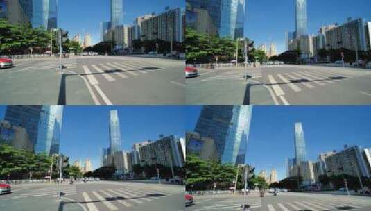 广西南宁东盟商务区高楼高清在线视频素材下载