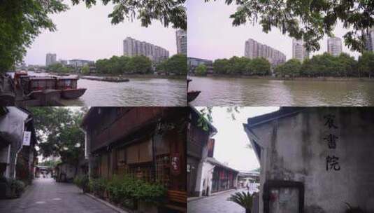 杭州桥西历史文化街区4K视频素材高清在线视频素材下载