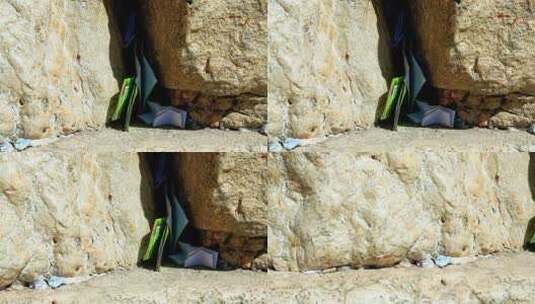 耶路撒冷的哭墙高清在线视频素材下载