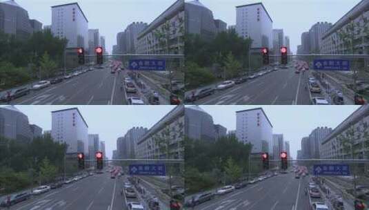 北京金融大街大摇臂拍摄13高清在线视频素材下载