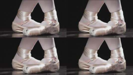 芭蕾舞脚步特效高清在线视频素材下载