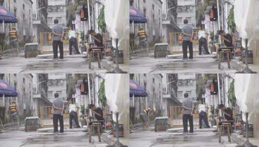 深圳城中村施工改造人文视频高清在线视频素材下载