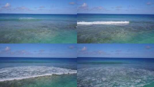 海面上的海浪高清在线视频素材下载