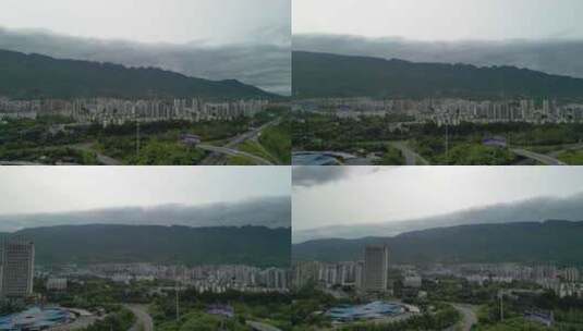阴雨天气的缙云山（重庆北碚）高清在线视频素材下载