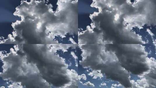 天空云朵草原高清在线视频素材下载