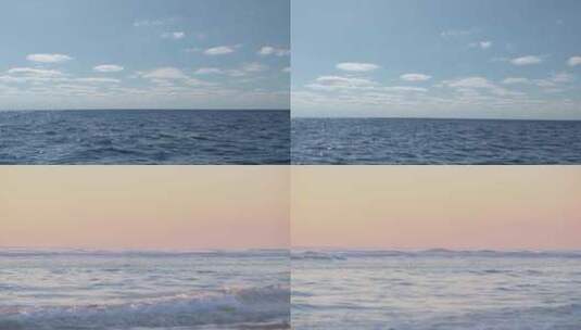 4K清澈海水蓝色海面高清在线视频素材下载