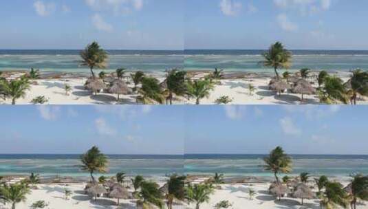 天堂海滩加勒比海墨西哥8高清在线视频素材下载