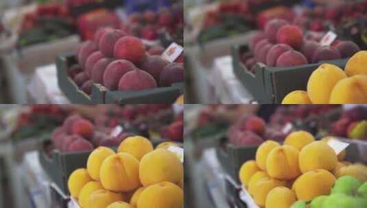 菜场里新鲜的水果高清在线视频素材下载