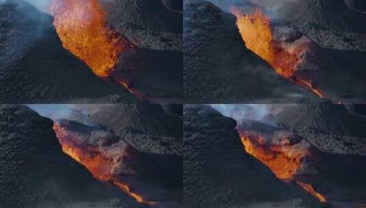 火山，熔岩，冰岛，Fagradalsfj高清在线视频素材下载