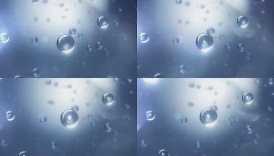 【原创】水珠细胞保湿精华生长高清在线视频素材下载