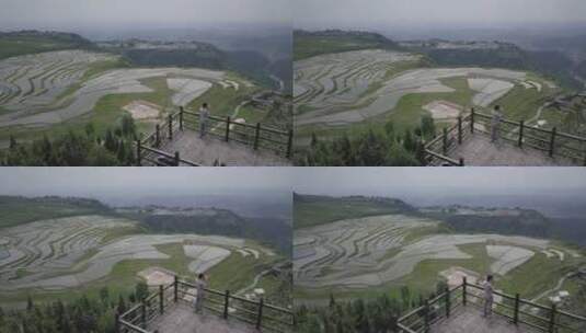贵州·贵阳·花溪·红岩峡谷·观景台6高清在线视频素材下载
