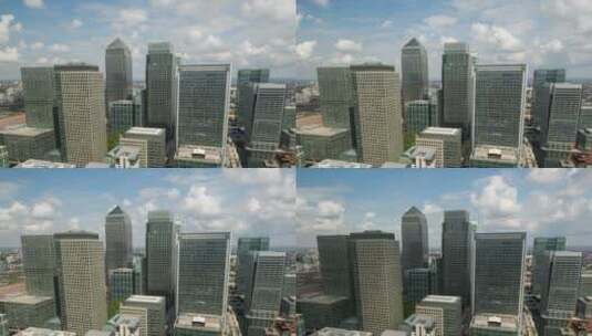 伦敦摩天大楼航拍高清在线视频素材下载