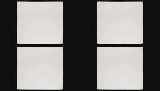 白色正方形的屏幕高清在线视频素材下载