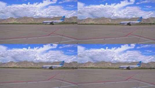 西藏拉萨机场高清在线视频素材下载