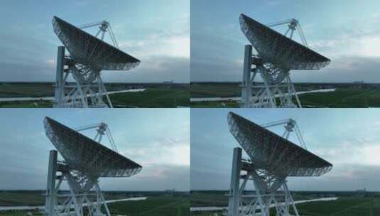 天马射电天文望远镜高清在线视频素材下载