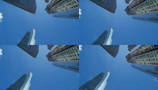 广西南宁东盟商务区高楼高清在线视频素材下载