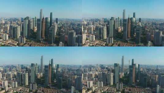 珠江新城cbd蓝天-14高清在线视频素材下载