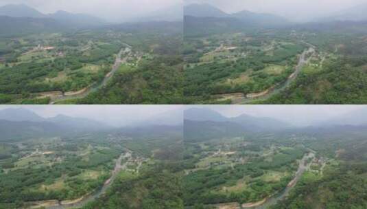 G219国道广西东兴边境公路旅行自然风光高清在线视频素材下载