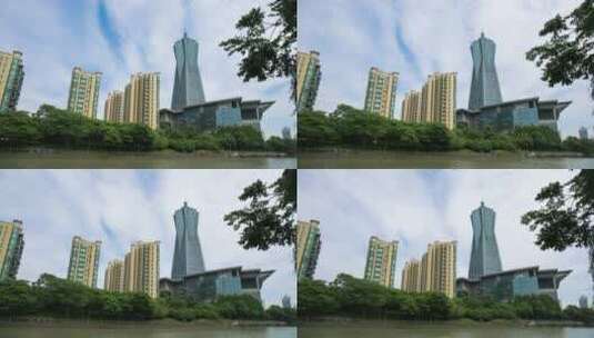 杭州环球中心高清在线视频素材下载
