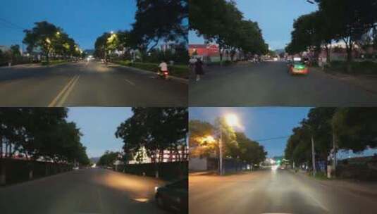 【合集】 夜晚马路空镜头高清在线视频素材下载