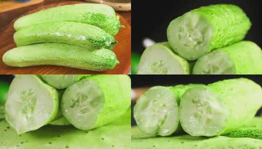 新鲜黄瓜 绿色蔬菜高清在线视频素材下载
