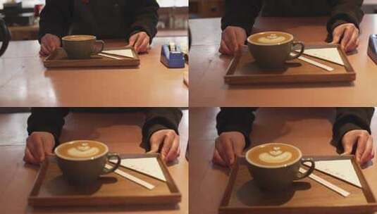 咖啡师咖啡高清在线视频素材下载