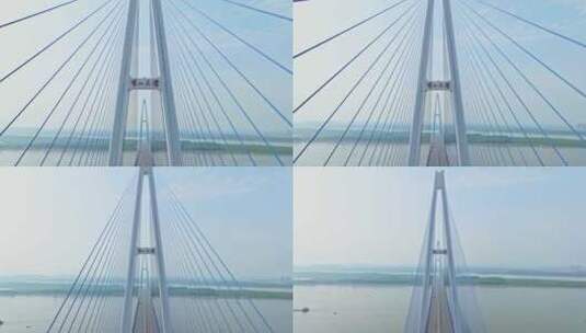 武汉青山大桥高清在线视频素材下载