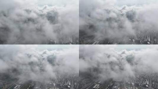 雨后泰山，云雾飘渺高清在线视频素材下载