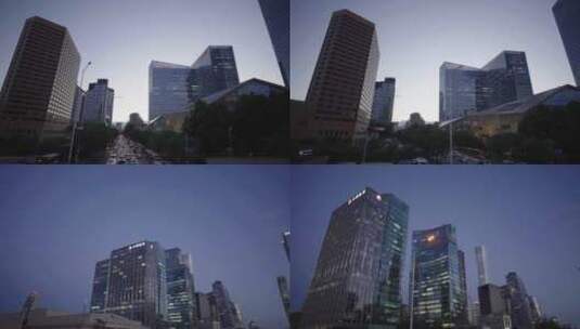 疫情下的北京城市夜景/中国尊/国贸CBD高清在线视频素材下载