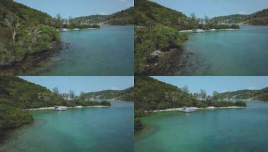 碧绿色的湖水高清在线视频素材下载