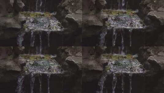 苏州园林-水流特写高清在线视频素材下载