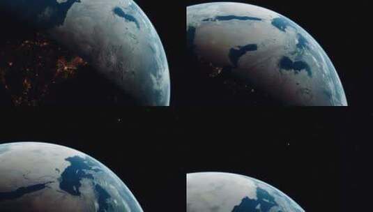 地球 宇宙 行星 星球高清在线视频素材下载